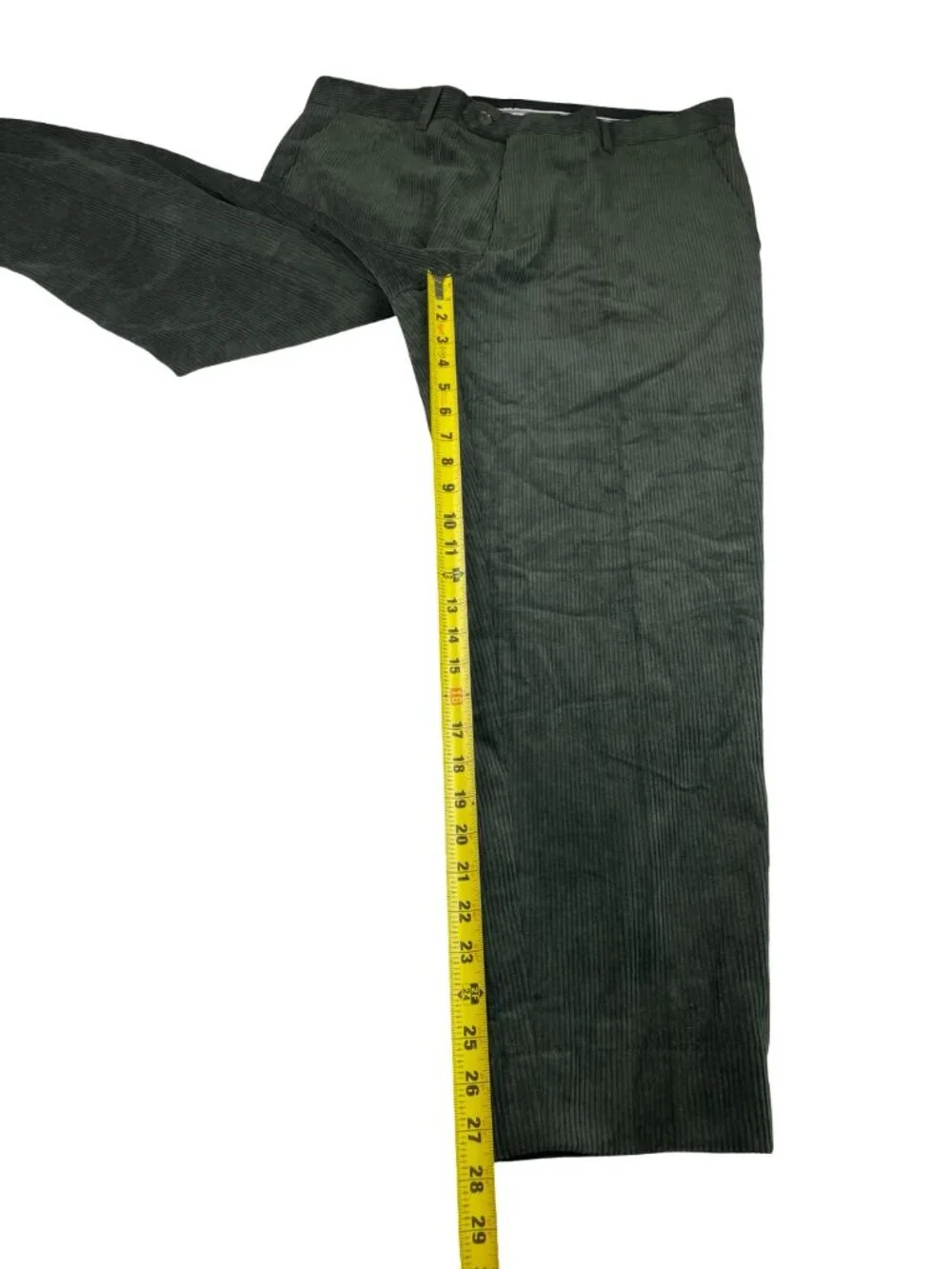 Alain Dupetit Men's Corduroy Double Breasted Suit Green • 44R US | 38x28